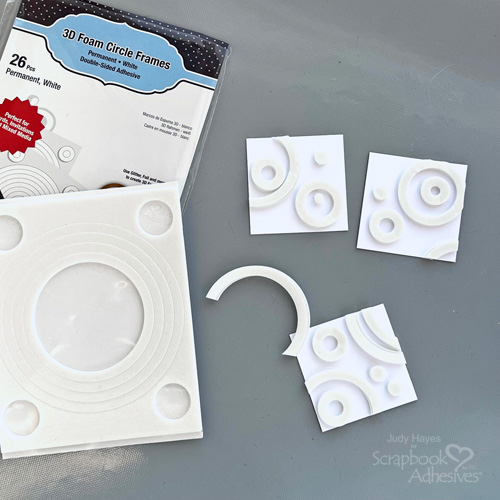 Glazed Circles Celebrate Card by Judy Hayes for Scrapbook Adhesives by 3L 