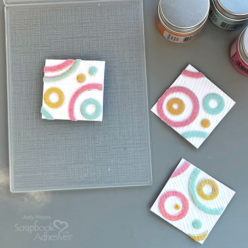 Glazed Circles Celebrate Card by Judy Hayes for Scrapbook Adhesives by 3L 