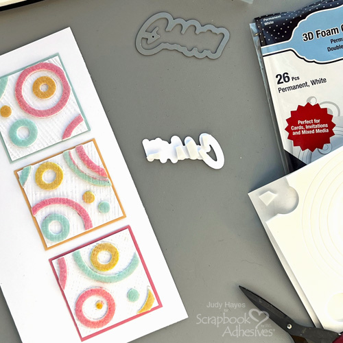 Glazed Circles Celebrate Card by Judy Hayes for Scrapbook Adhesives by 3L 