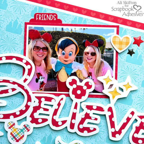 Believe in the Magic Layout by Ali Skifton for Scrapbook Adhesives by 3L 