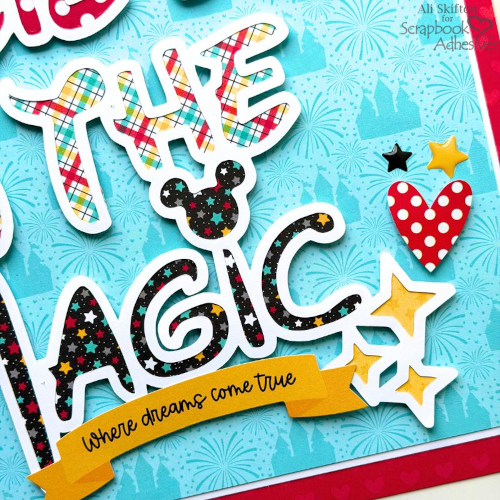 Believe in the Magic Layout by Ali Skifton for Scrapbook Adhesives by 3L 