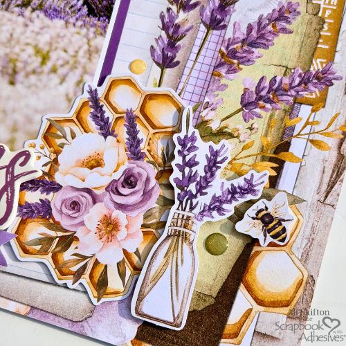 Happiness Lavender Farm Layout by Ali Skifton for Scrapbook Adhesives by 3L 