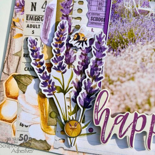 Happiness Lavender Farm Layout by Ali Skifton for Scrapbook Adhesives by 3L 