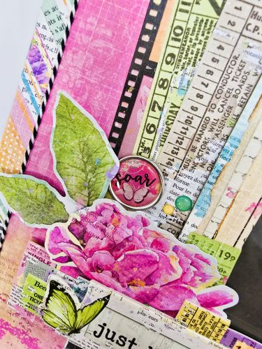 Great Aunt Halina Vintage Layout by Kristin Rizzo for Scrapbook Adhesives by 3L 