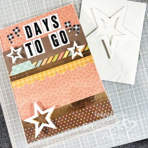 DIY Celebration Countdown Board by Teri Anderson for Scrapbook Adhesives by 3L 