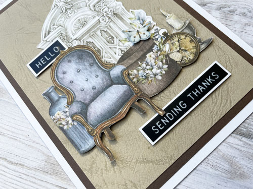 Dimensional Sending Thanks Card by Yvonne van de Grijp for Scrapbook Adhesives by 3L 