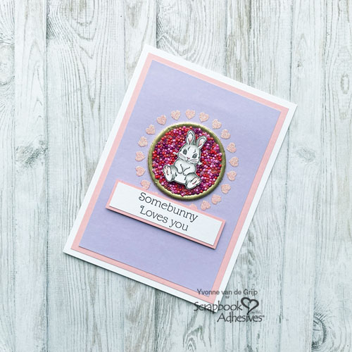 Some Bunny Loves You Card by Yvonne van de Grijp for Scrapbook Adhesives by 3L 