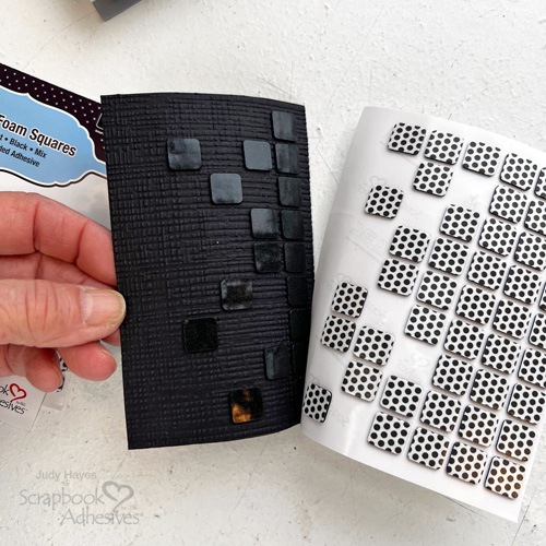 Metallic Squares Card by Judy Hayes for Scrapbook Adhesives by 3L