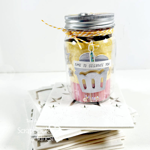 Birthday Treat Jar by Teri Anderson for Scrapbook Adhesives by 3L 