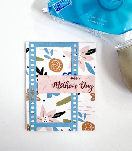 Happy Mother's Day Film Strip Card by Margie Higuchi for Scrapbook Adhesives by 3L 
