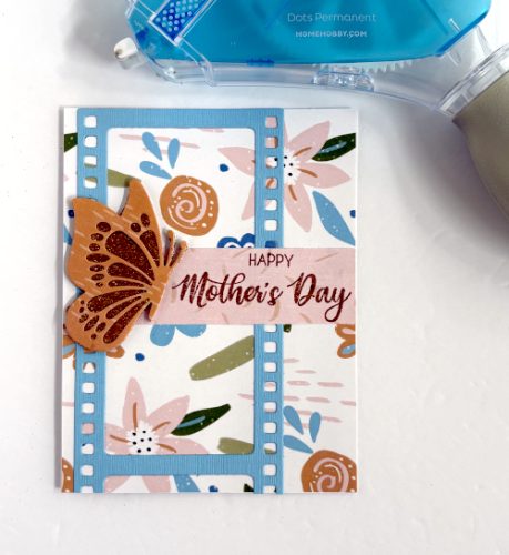 Happy Mother's Day Film Strip Card by Margie Higuchi for Scrapbook Adhesives by 3L 
