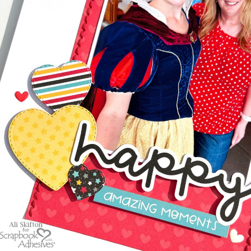 Happy Amazing Moments Layout by Ali Skifton for Scrapbook Adhesives by 3L