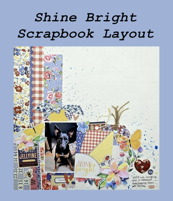 Shine Bright Layout by Kristin Rizzo for Scrapbook Adhesives by 3L Pinterest