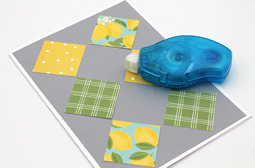 Layered Lemon Card by Tracy McLennon for Scrapbook Adhesives by 3L 
