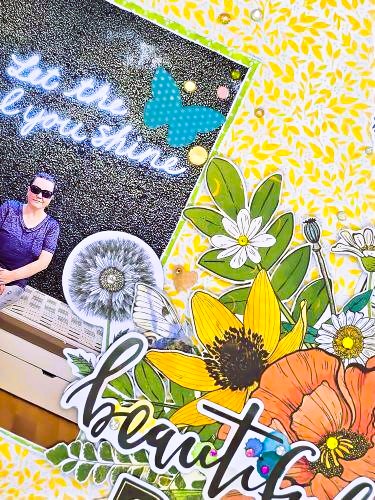 Beautiful Day Layout by Kristin Rizzo for Scrapbook Adhesives by 3L 