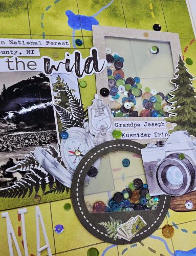 Montana Hike Layout by Kristin Rizzo for Scrapbook Adhesives by 3L
