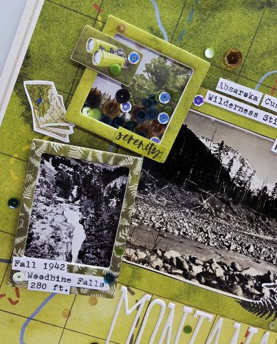 Montana Hike Layout by Kristin Rizzo for Scrapbook Adhesives by 3L