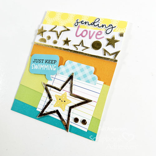 Dimensional Sending Love Card by Teri Anderson for Scrapbook Adhesives by 3L