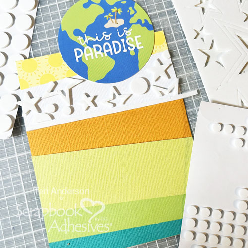Dimensional Sending Love Card by Teri Anderson for Scrapbook Adhesives by 3L