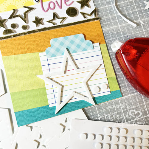 Dimensional Sending Love Card by Teri Anderson for Scrapbook Adhesives by 3L
