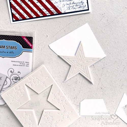 Sparkly Celebrate Stars Card by Judy Hayes for Scrapbook Adhesives by 3L