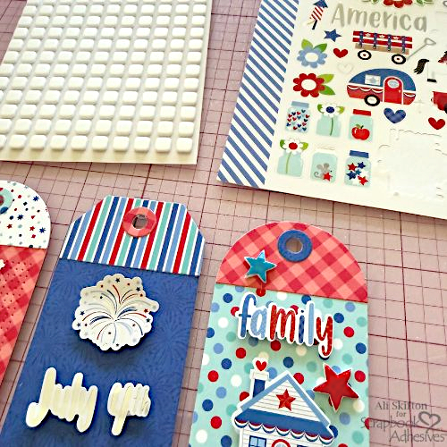 Snap, Crackle, Pop Tag Trio by Ali Skifton for Scrapbook Adhesives by 3L 