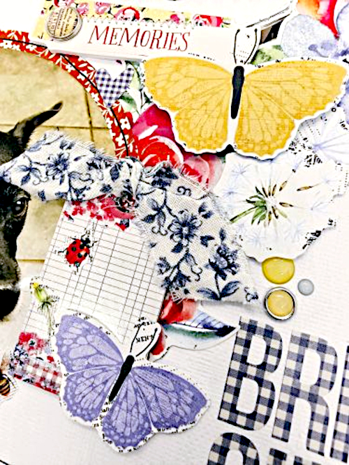 Sweet Brissy Girl Pet Scrapbook Layout by Kristin Rizzo for Scrapbook Adhesives by 3L 