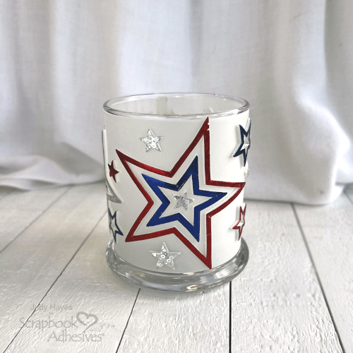 Bright Stars Votive Holder by Judy Hayes for Scrapbook Adhesives by 3L 