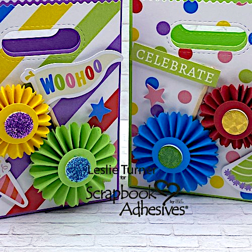 Birthday Party Treat Bags by Leslie Turner for Scrapbook Adhesives by 3L