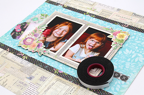 Just Be You Layered Layout by Tracy McLennon for Scrapbook Adhesives by 3L