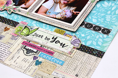 Just Be You Layered Layout by Tracy McLennon for Scrapbook Adhesives by 3L