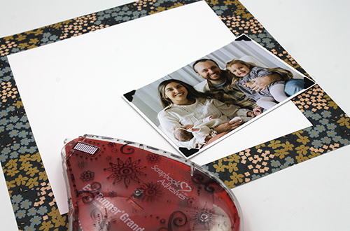 Sweet and Simple Family Layout by Tracy McLennon for Scrapbook Adhesives by 3L