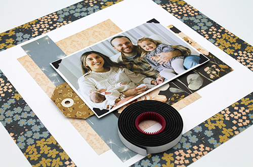 Sweet and Simple Family Layout by Tracy McLennon for Scrapbook Adhesives by 3L