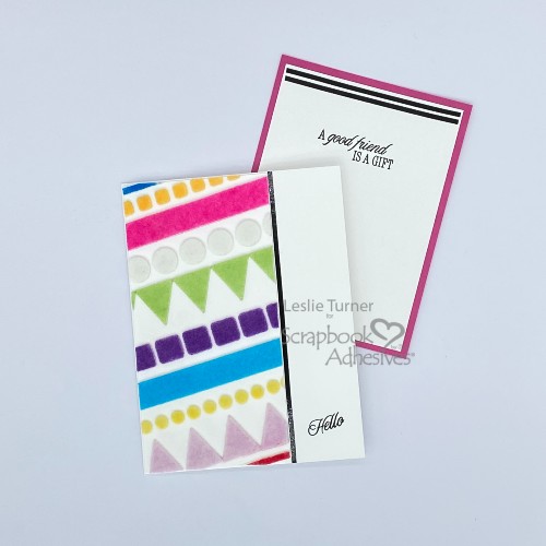 friendship card with flock