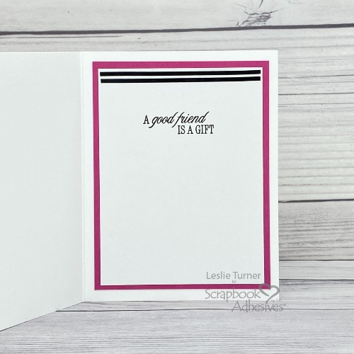 friendship card with flock