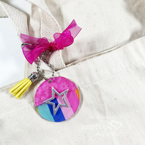 DIY Star Bag Charms by Teri Anderson for Scrapbook Adhesives by 3L