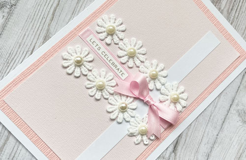 Floral Let's Celebrate Card by Yvonne van de Grijp for Scrapbook Adhesives by 3L