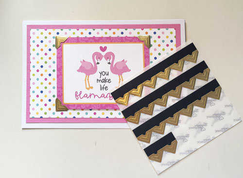 Make Life Flamazing Card by Yvonne van de Grijp for Scrapbook Adhesives by 3L 