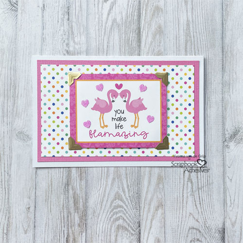 Make Life Flamazing Card by Yvonne van de Grijp for Scrapbook Adhesives by 3L 