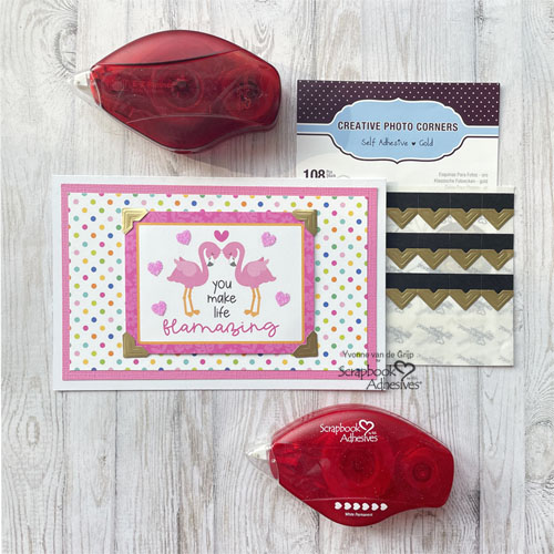 Make Life Flamazing Card by Yvonne van de Grijp for Scrapbook Adhesives by 3L 