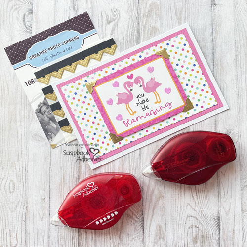 Make Life Flamazing Card by Yvonne van de Grijp for Scrapbook Adhesives by 3L 