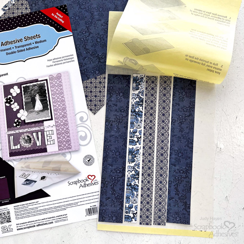 Lovely Day Pieced Quilt Card by Judy Hayes for Scrapbook Adhesives by 3L
