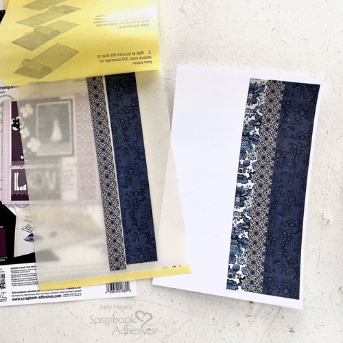 Lovely Day Pieced Quilt Card by Judy Hayes for Scrapbook Adhesives by 3L