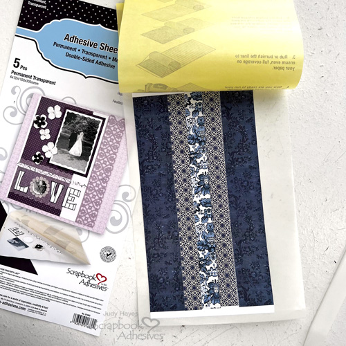 Lovely Day Pieced Quilt Card by Judy Hayes for Scrapbook Adhesives by 3L