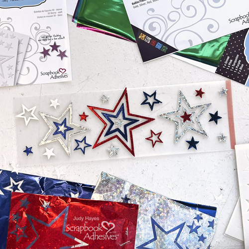 Bright Stars Votive Holder by Judy Hayes for Scrapbook Adhesives by 3L 
