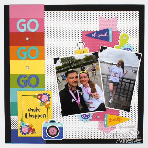 Easy Colorful Layout by Tracy McLennon for Scrapbook Adhesives by 3L