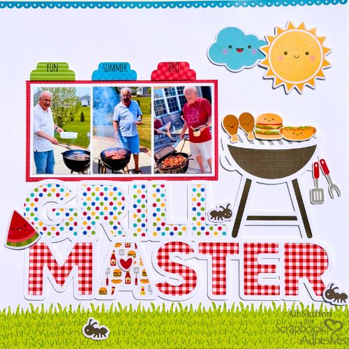 Grill Master Layout by Ali Skifton for Scrapbook Adhesives by 3L