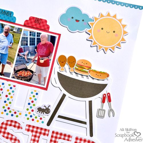 Grill Master Layout by Ali Skifton for Scrapbook Adhesives by 3L