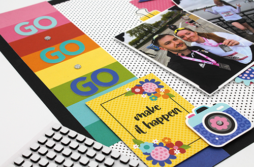 Easy Colorful Layout by Tracy McLennon for Scrapbook Adhesives by 3L