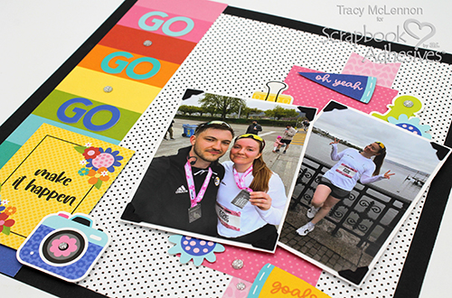 Easy Colorful Layout by Tracy McLennon for Scrapbook Adhesives by 3L
